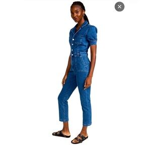 Paige Women's Blue Denim Jumpsuit, Mayslie